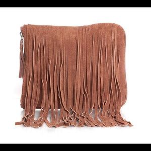 Anthropology hands Free Bag 100% leather